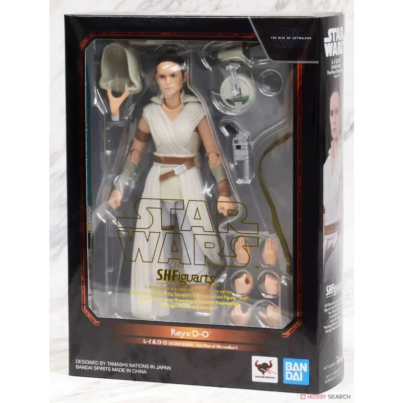 

In Stock Bandai SHF Japanese Version Star Wars 9: The Rise of Skywalker Rey Posable Figure Collectible