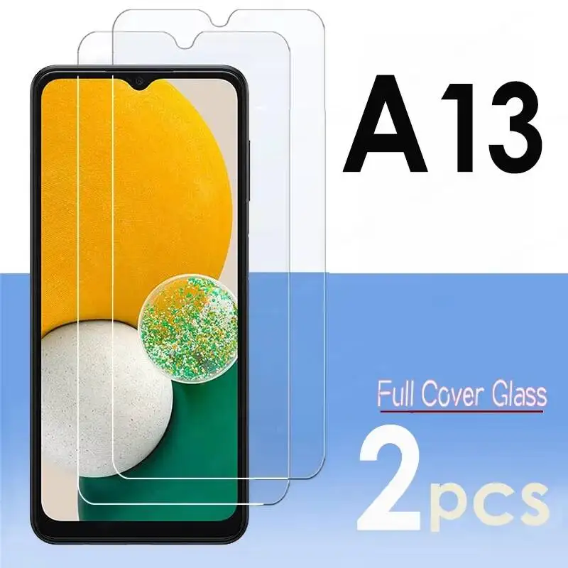 

2Pcs HD Tempered Glass Screen Protector For Samsung A51 A52 A52S A53 A54 A55 A70 A71 A72 A73 A13 M31 M31S M51 M52 5G - Pack Of 2