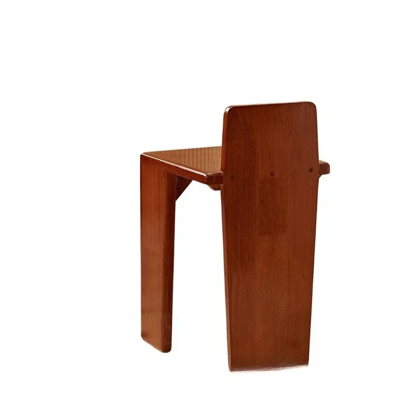 

Medieval Nordic shoe changing stool household dining chair simple design wabi-sabi wind