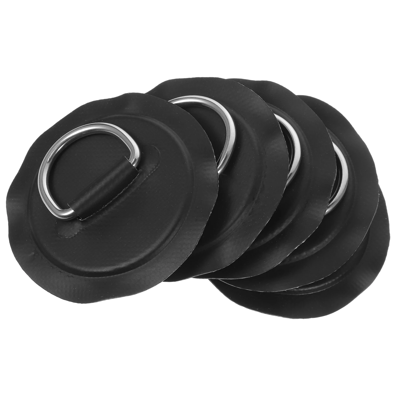 

5Pcs Stainless Steel D Ring Buckles Black For Boats Kayaks Paddleboard Accessories Repair Kit PVC Material Boat Gear Rubber
