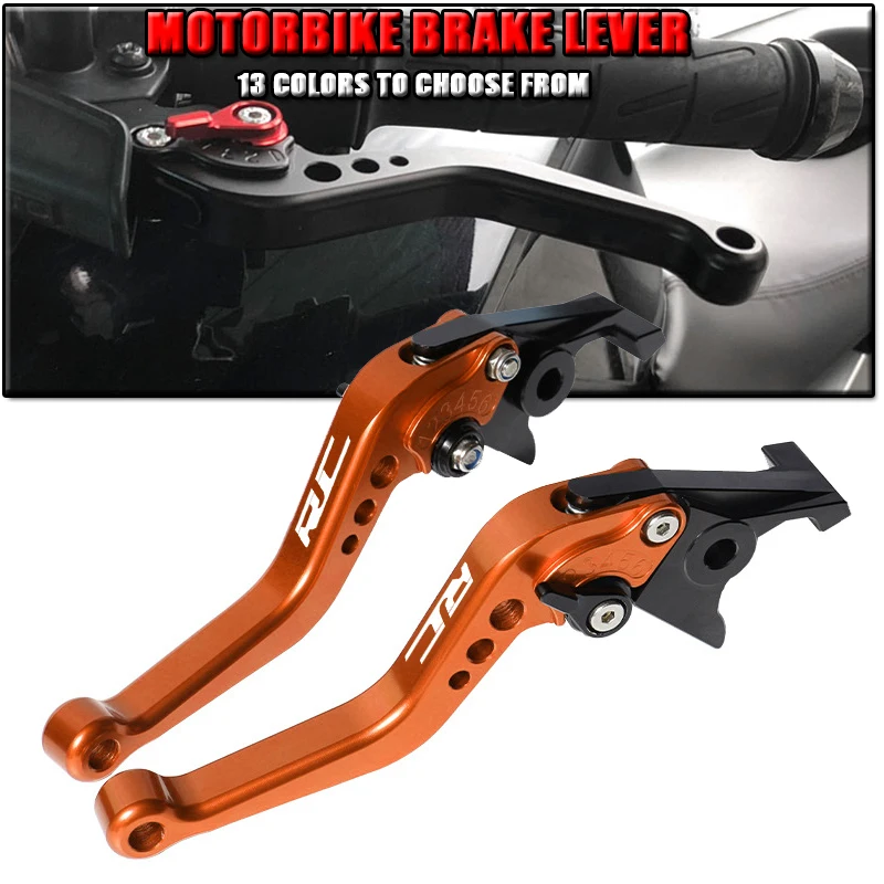 

For KTM RC 125/200/250/390 2014-2024 Motorcycle Short Brake Clutch Lever Aluminum CNC Adjustable Brake Lever