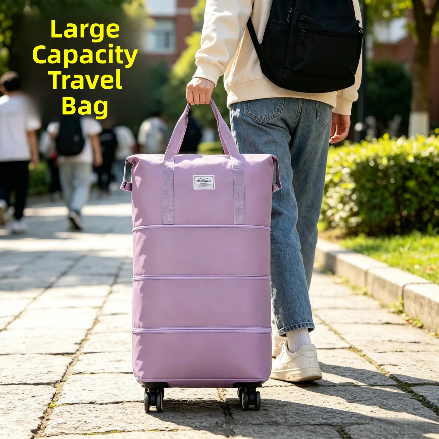 durable-large-capacity-student-dormitory-luggage-bag-with-wheels-foldable-high-school-bag-for-clothes-travel-suitcase