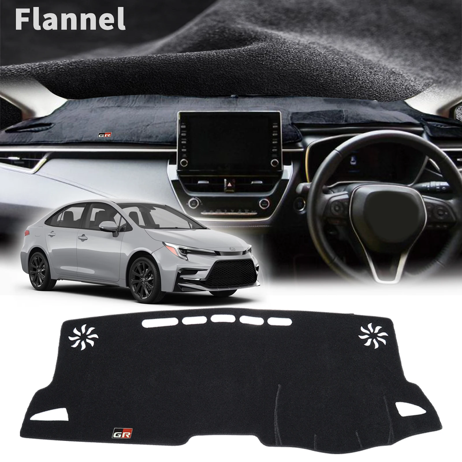 

for Toyota Corolla E210 2019-2025 Car Dashmat Dashboard Cover Pad DashMat Sunshade Accessories Protective Carpet