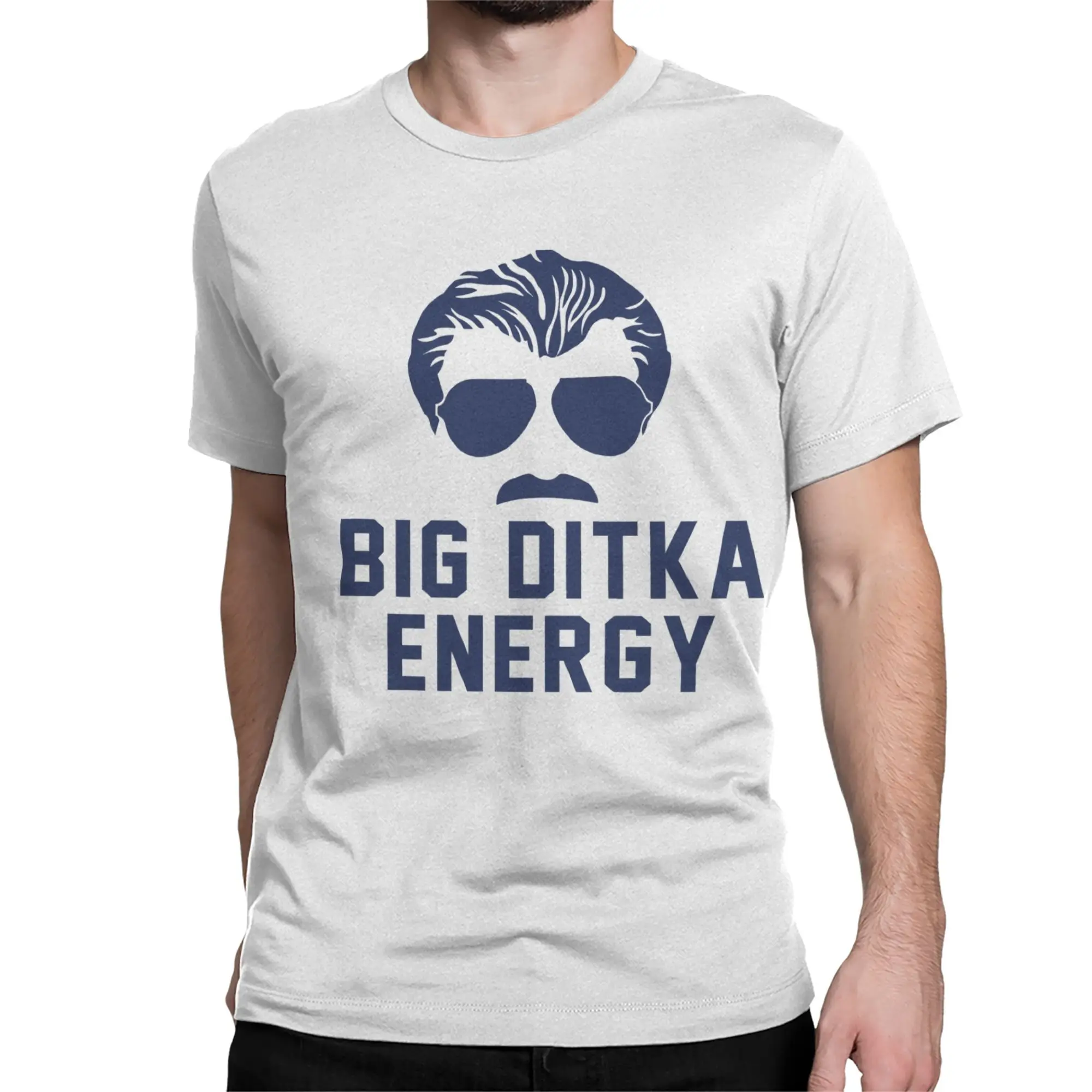 Da-coach Big Ditka Energy T-Shirts for Men Women  Awesome 100% Cotton Tees Crewneck Short Sleeve T Shirt 4XL 5XL 6XL Tops