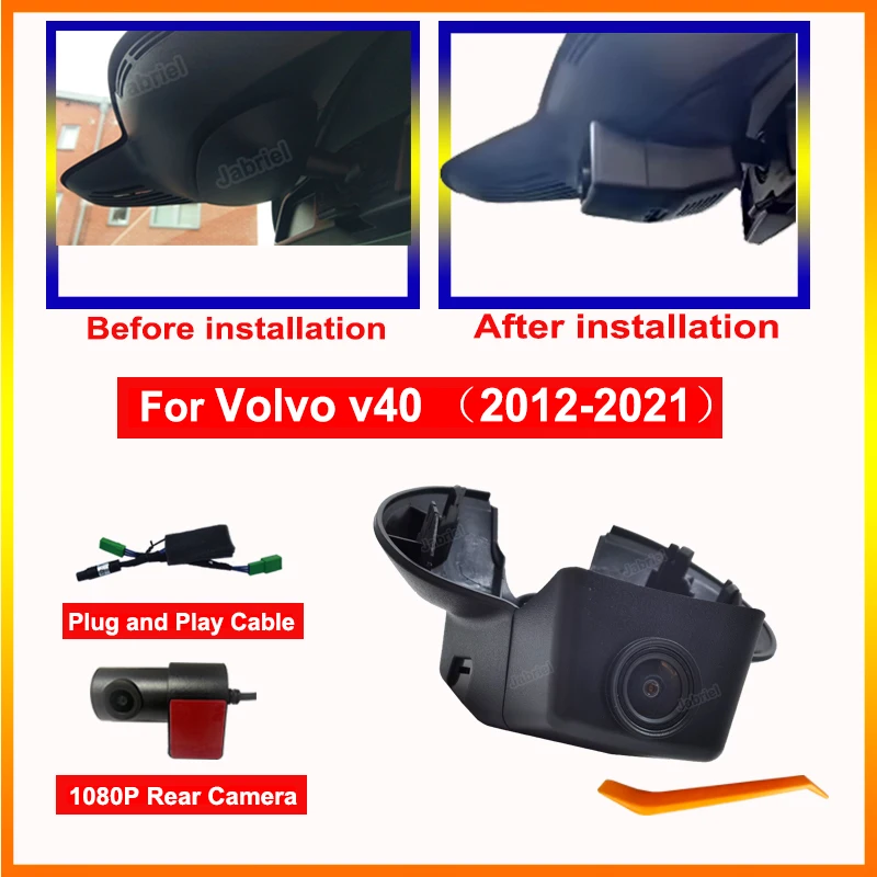 2160P Car DVR UHD 4K Dual Lens Dash Cam For Volvo S60 S80 S90 XC40 XC60 XC70 XC90 V40 V50 V60 V70 V90 PoleStar 2 S60 t5 t6 S40
