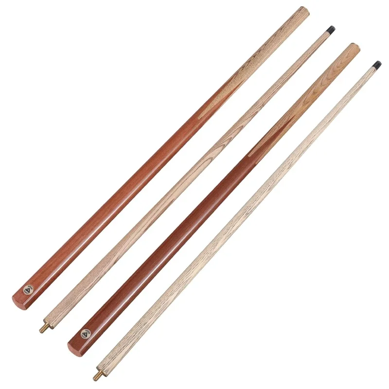 1/2 Small Head Billiard Cue White Ash Wood Two-Piece Snooker Billiards Pool Cue