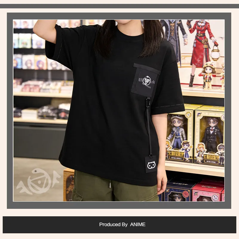 

Hot Game Identity Ⅴ Emma Woods Gardener Naib Subedar Anime Costume Casual Short Sleeve T-shirt Tops Cosplay Figures Summer Tee