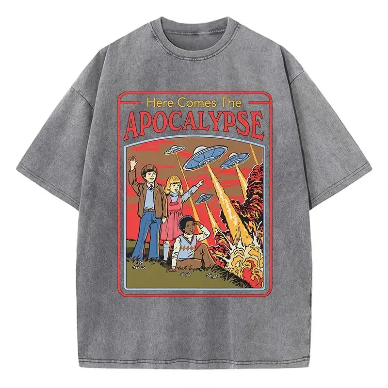 

Мужская футболка Aalypse UFO Waed на Хэллоуин Cleanfit Sle ort Sve круглая хлопковая футболка Ne для мужчин и мальчиков