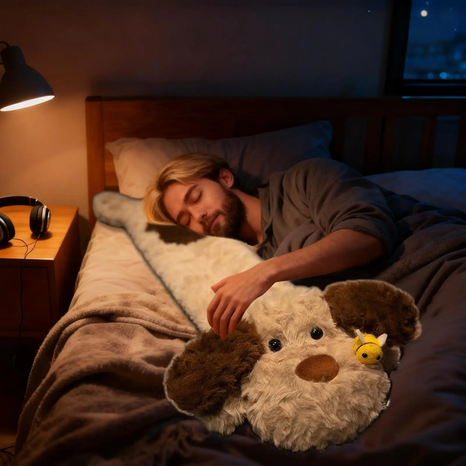 

Hot Water Bottle With Cover 29.5 Inch Long Rubber Soft Bee Dog Warming Supplies Large Hot Water Bottle For Home Offices School