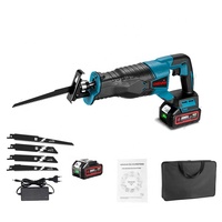 1500 Watt Cordless Reciprocating Saw Electric Horse Knife Saw 4 Blade Kit for Metal Wood Pipe Cutting for Makita 18v Battery