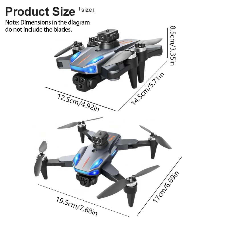 K911SE Drone com Prevenção de Obstáculos 360 °, Motores Brushless, Posicionamento Global GPS, Resistência ao Vento de 7 Níveis