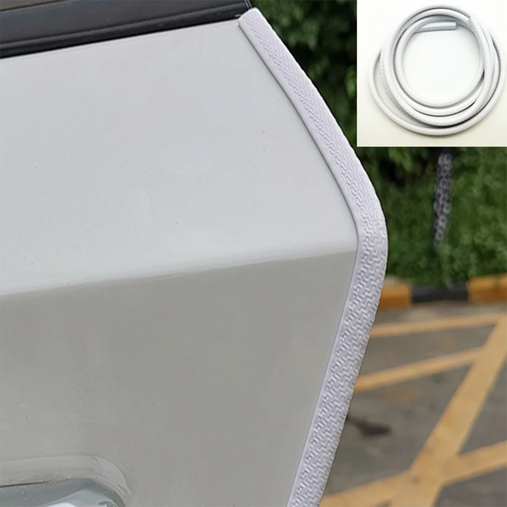 

1pc 5M Universal Car Door Scratch Protector Waterproof Dustproof Strip Easy Install No Tools Green Color
