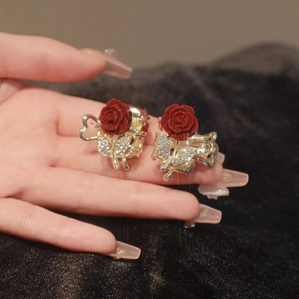 مشابك شعر وردية فائقة الجنية للنساء والفتيات ، مشبك صغير ، صغير ، لطيف ، جديد