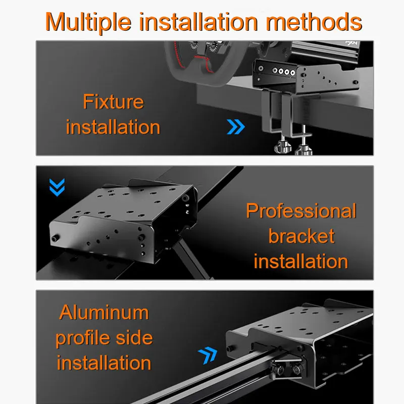 PXN Z9 Game Steering Wheel Bracket 4 Adjustable Angle 15 Degrees Tilt Stable Wear-resistant Fixed For Moza LOGI SIMAGIC FANATEC