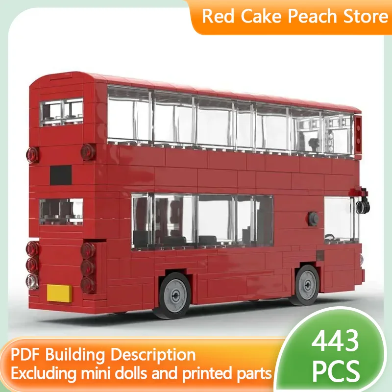 

Popular City Car MOC Building Bricks Double Decker City Bus Modular Technology Children Toys Suit Holiday Gifts Assemble