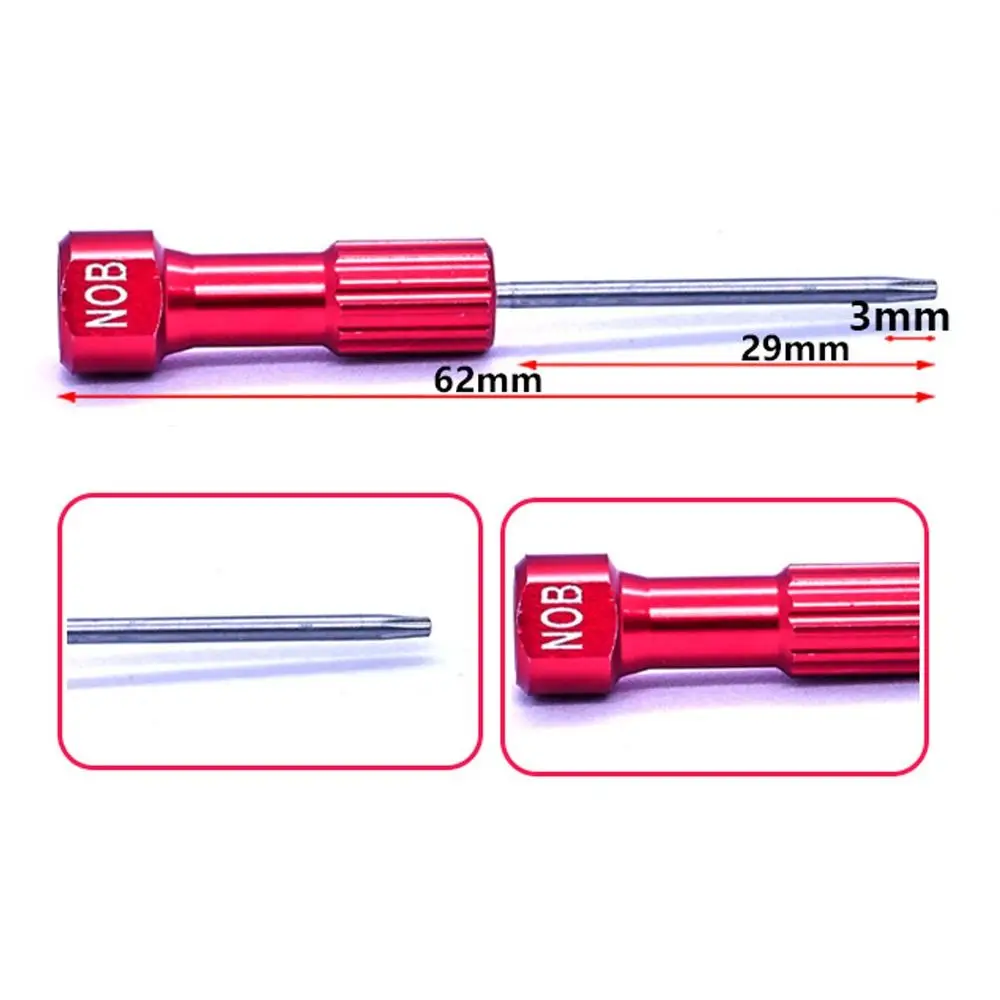 6.2cm Durable Screwdriver Multiple Color Stainless Steel Micro Screwdriver Implant DIY Dentist Instrument Dental Laboratory