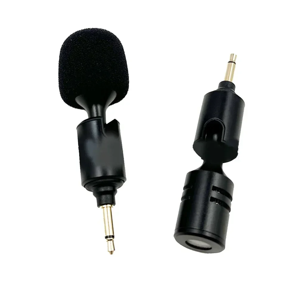 Flexible Mini Microphone Straight 3.5mm 2/3/4Pole Wireless Microphone Connector Mic For Live Broadcast Speech Report Interview