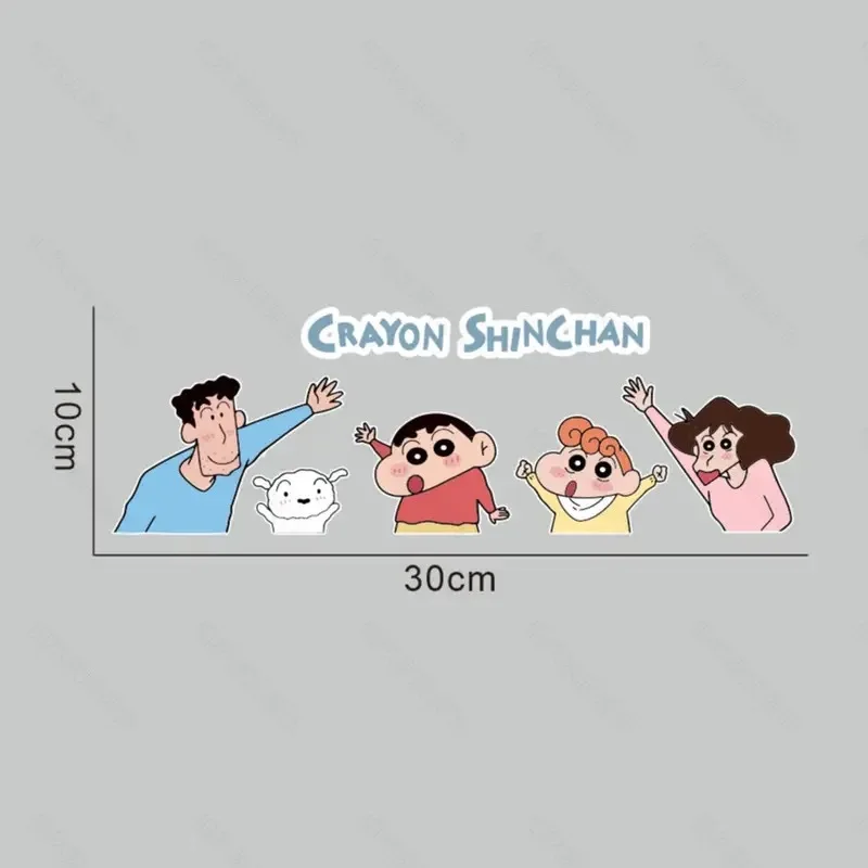 Crayon Shin-chan Cute Cartoon Anime Car Motorcycle Stickers Luggage Guitar Window Decoration Graffiti Decal Stickers Wholesale