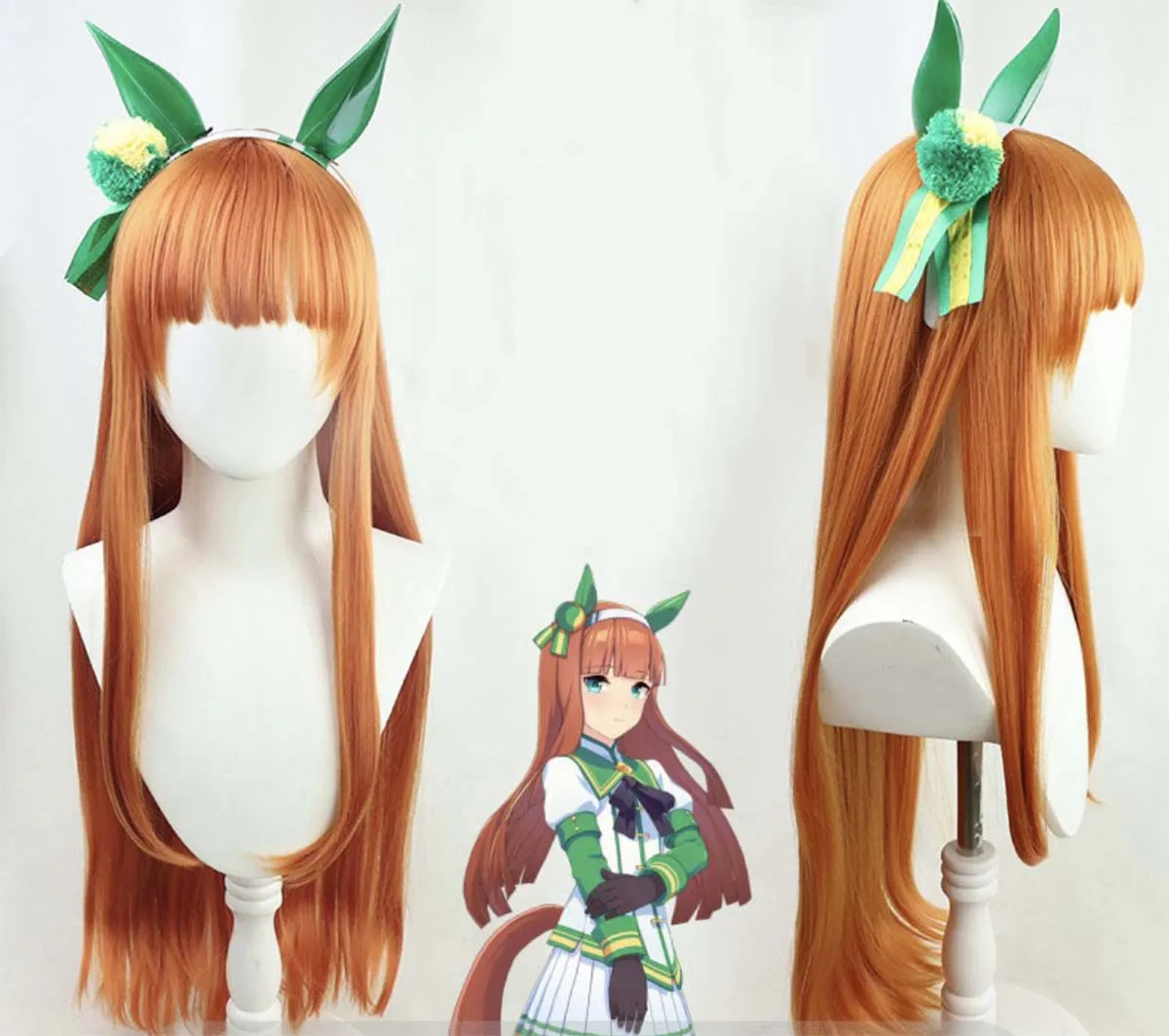 Halloween Roleplay Party Costume Pro Game Pretty Derby Silence Suzuka Cosplay Wig