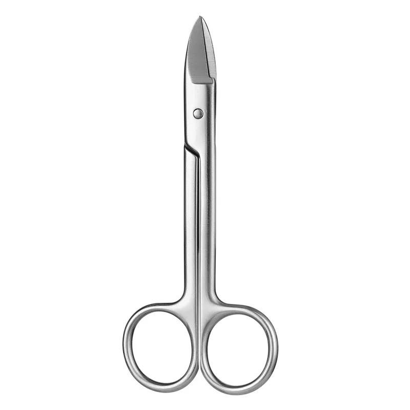 Thickened Large Stainless Steel 12cm Nail and Foot Skin Short Mouth and Foot Nail Jewelry Processing Pet Beauty Scissors