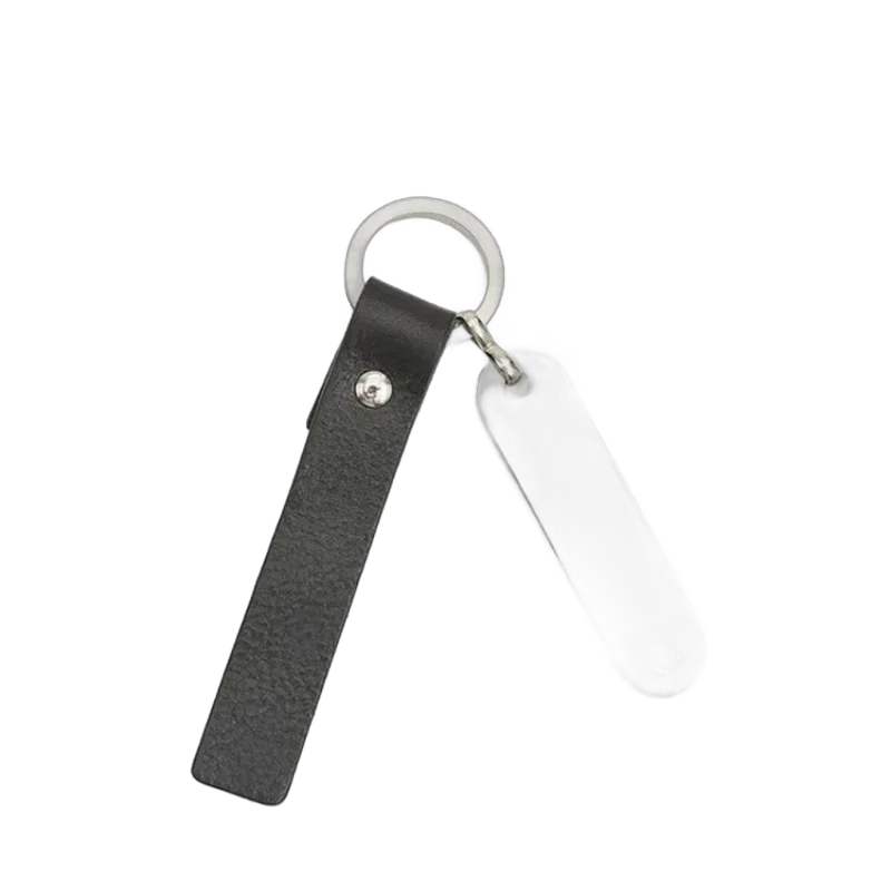 Our Legacy Handmade two-color leather keychain Gifts for men trump Keyring christmas present Versatile accessories