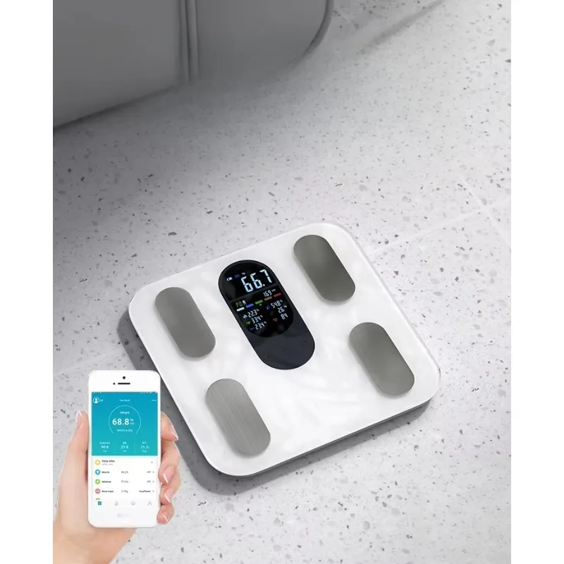 

Original Design Large Light Emitting Diode Screen Personal Digital Bathroom Body BMI Heart Rate Body Fat Scale