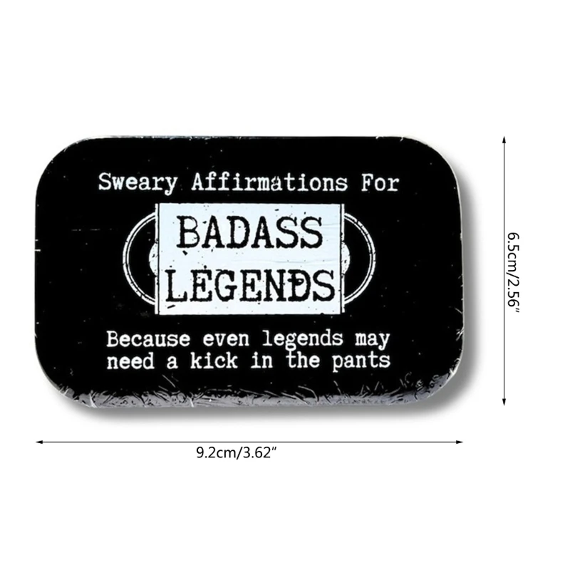 Sweary Affirmation Cards Encouragement Quote Cards for Women Men