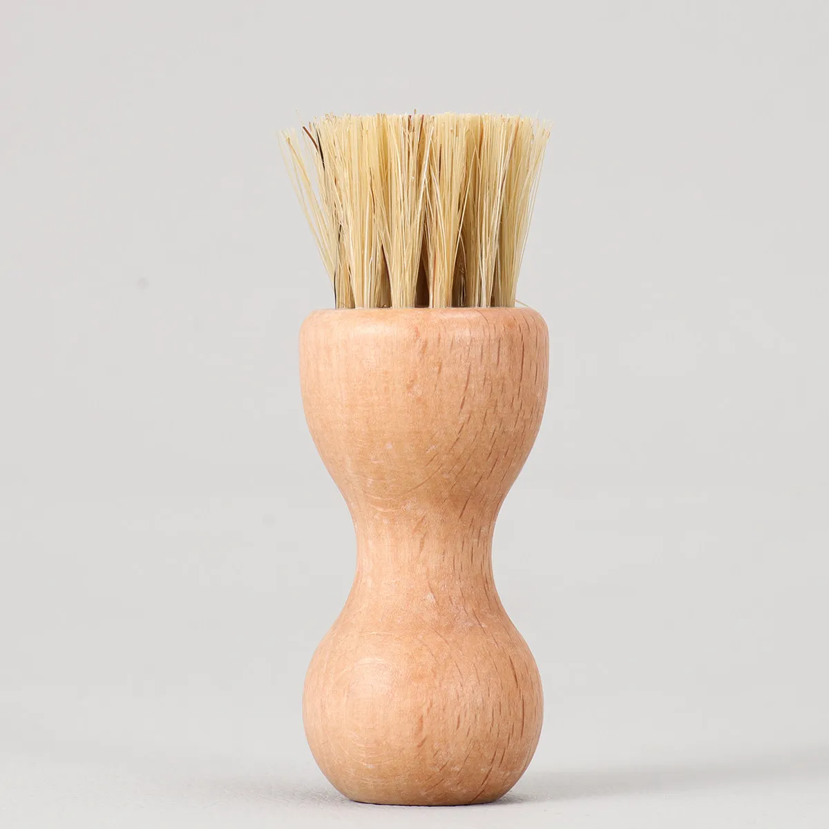 

Набор из 2-х щеток для чистки обуви из буковой древесины с щетиной, светло-серый и темно-серый, креативный дизайн, портативный, легкий