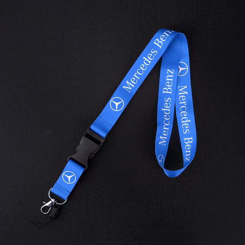 Lanyard Nylon Printing Emblem Style Keychain For Mercedes Benz AMG CLA CLS GLK GLE GLC W211 W203 W204 W210 W124 W202 W212 W222  view 6