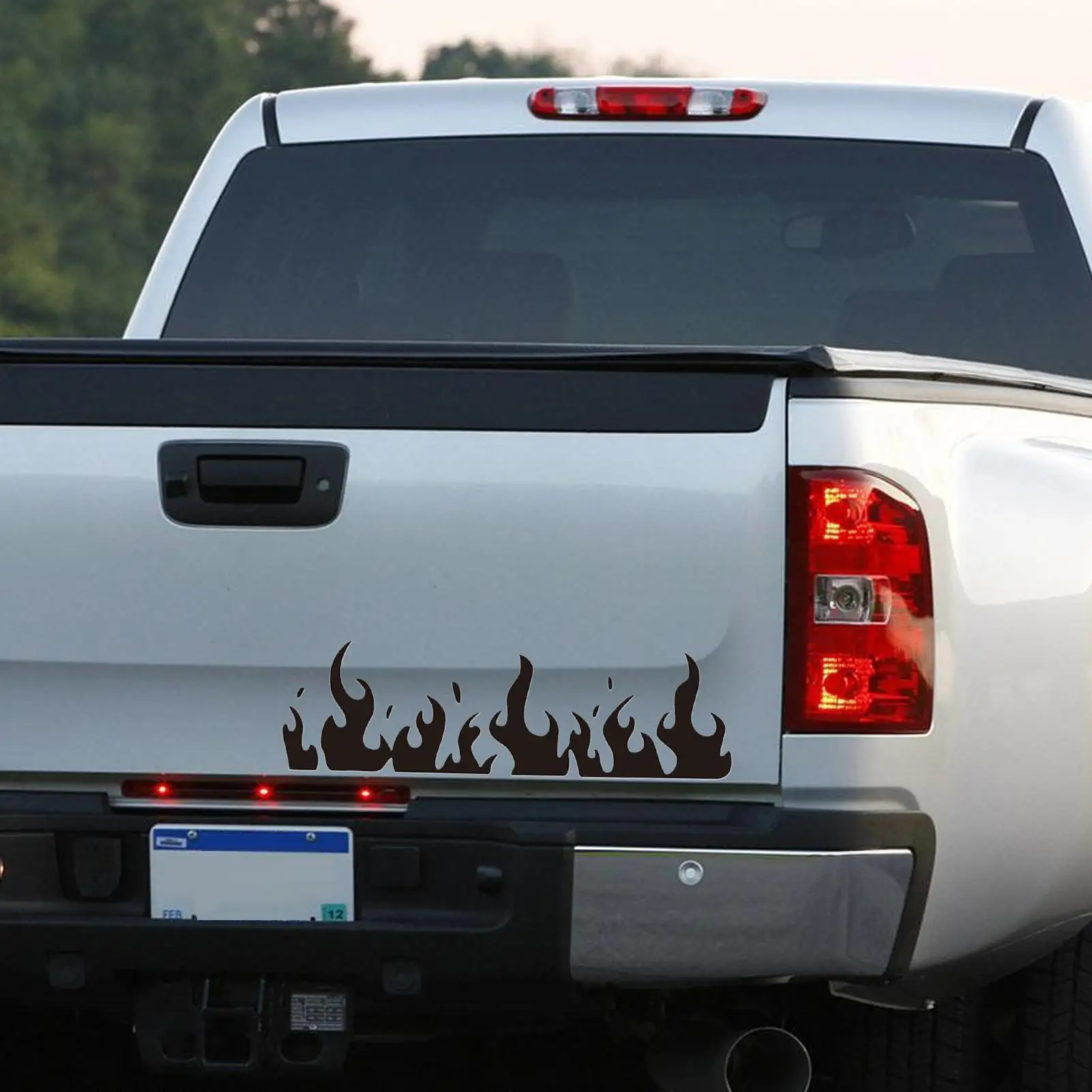 لهب ملصقات السيارات دراجة نارية سيارة كهربائية ملصقات الزخرفية خوذة ملصقات الصفر ملصقات مقاومة للماء ملصقات السيارات #4