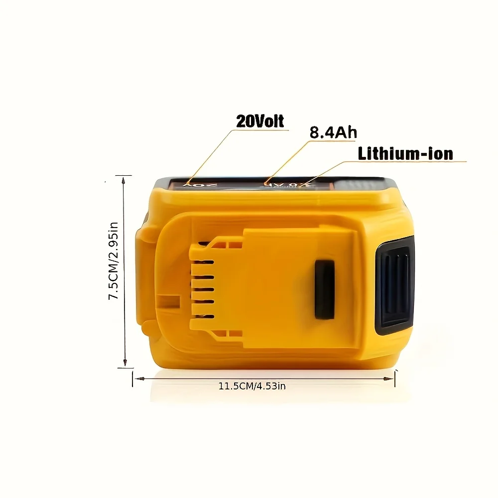 Remplacer DeWei 20V 8.4Ah DCB205 Perceuse À Main Outil Électrique 18650 Batterie Au Lithium DCB206-2 DCB205-2 DCB205