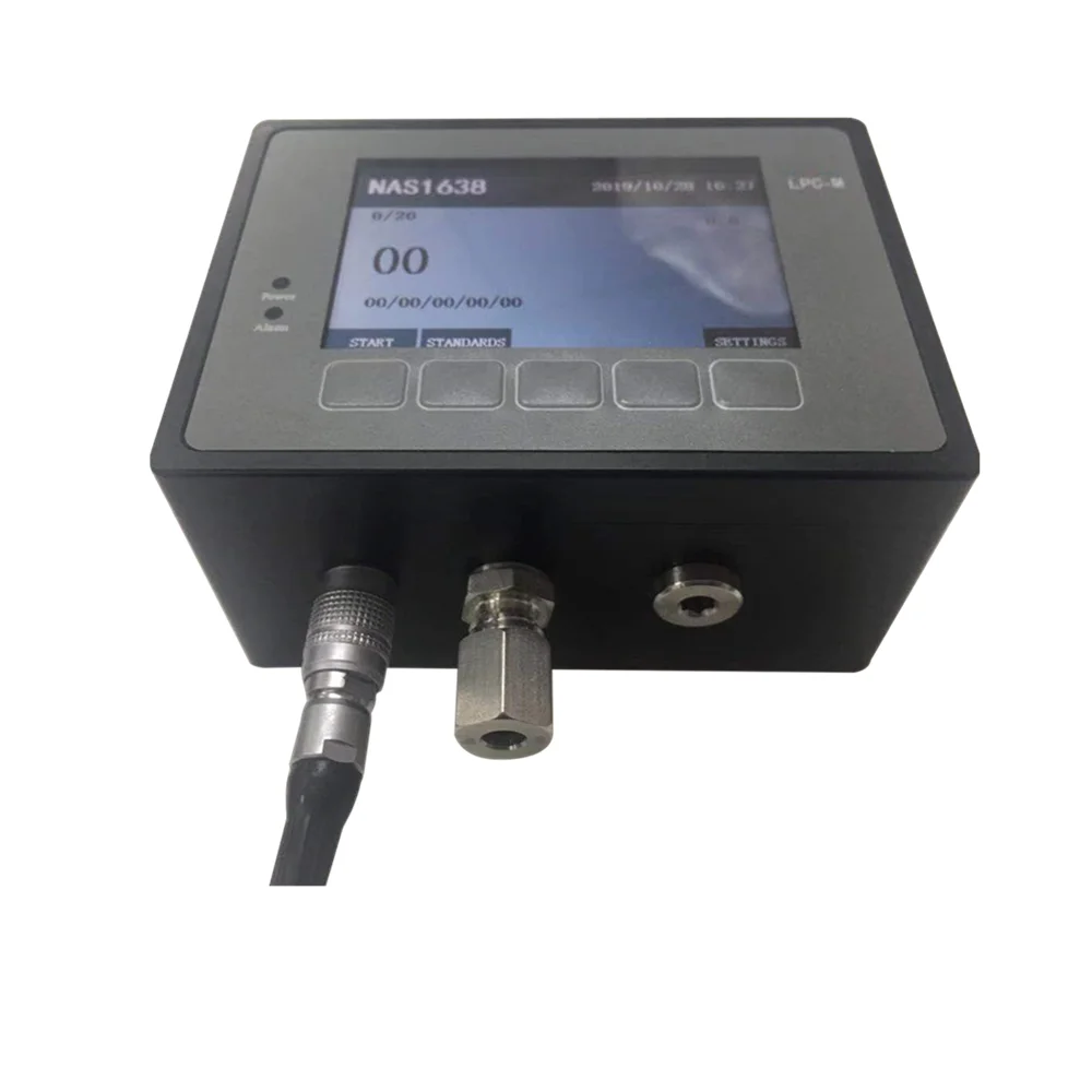 

Online Particle Counter with Moisture Sensor for Lubricant Oil