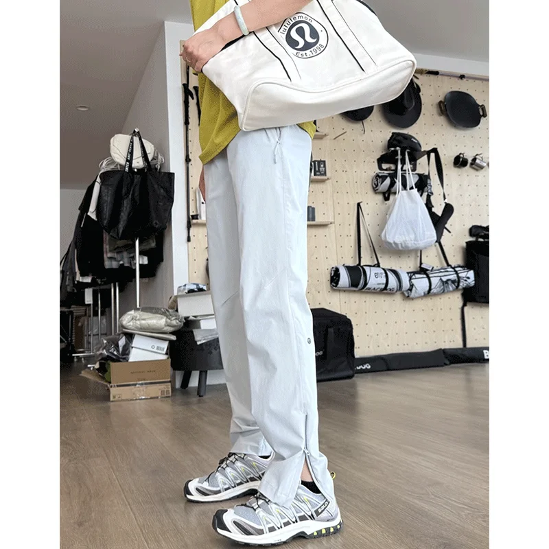 

Мужские летние тактические брюки-карго American Sle свободного кроя с молнией по бокам, тонкие, для активного отдыха, быстросохнущие, рабочие