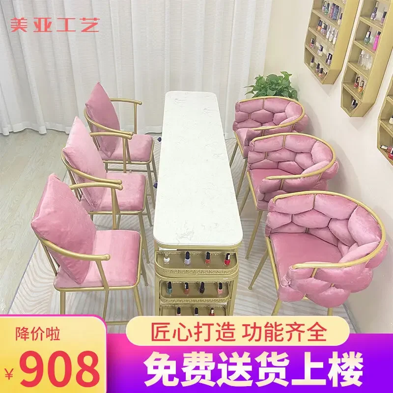 Commercial Exquisite Nail Table Nail Salon Slim Designer Manicure Table Technician Dust Collector Manicura Mesa Furniture MQ50NT