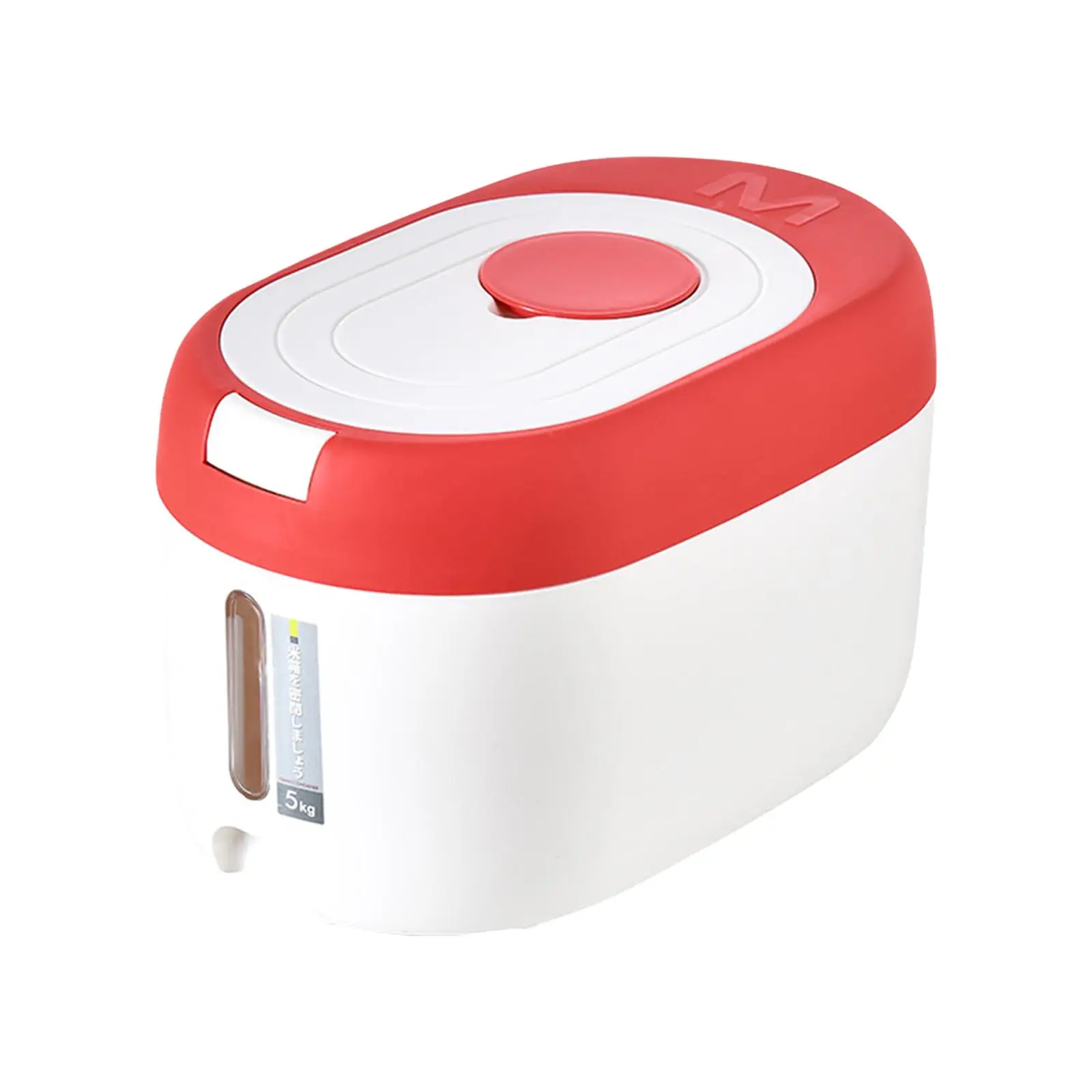 Grand Conteneur de Riz Scellé de 5kg, Récipient de Riz Multifonctionnel pour le Stockage de Farine et Céréales