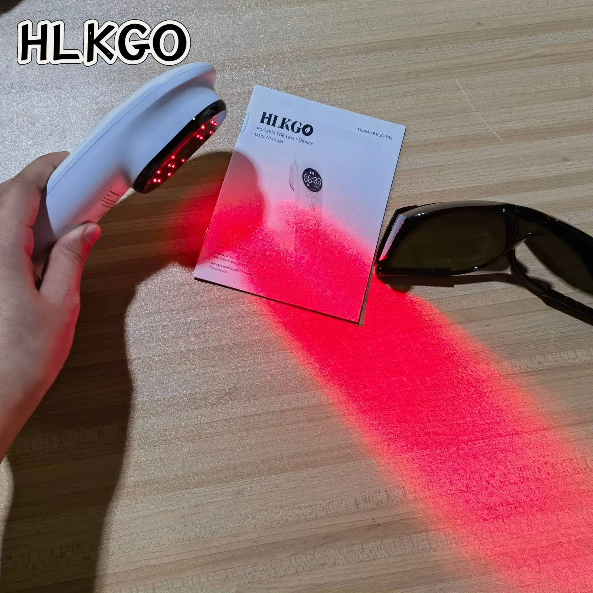 

Устройство для холодной лазерной терапии с двойной волной B Cure Pro 650 нм и 808 нм для облегчения боли в глубоких тканей — портативное домашнее использование