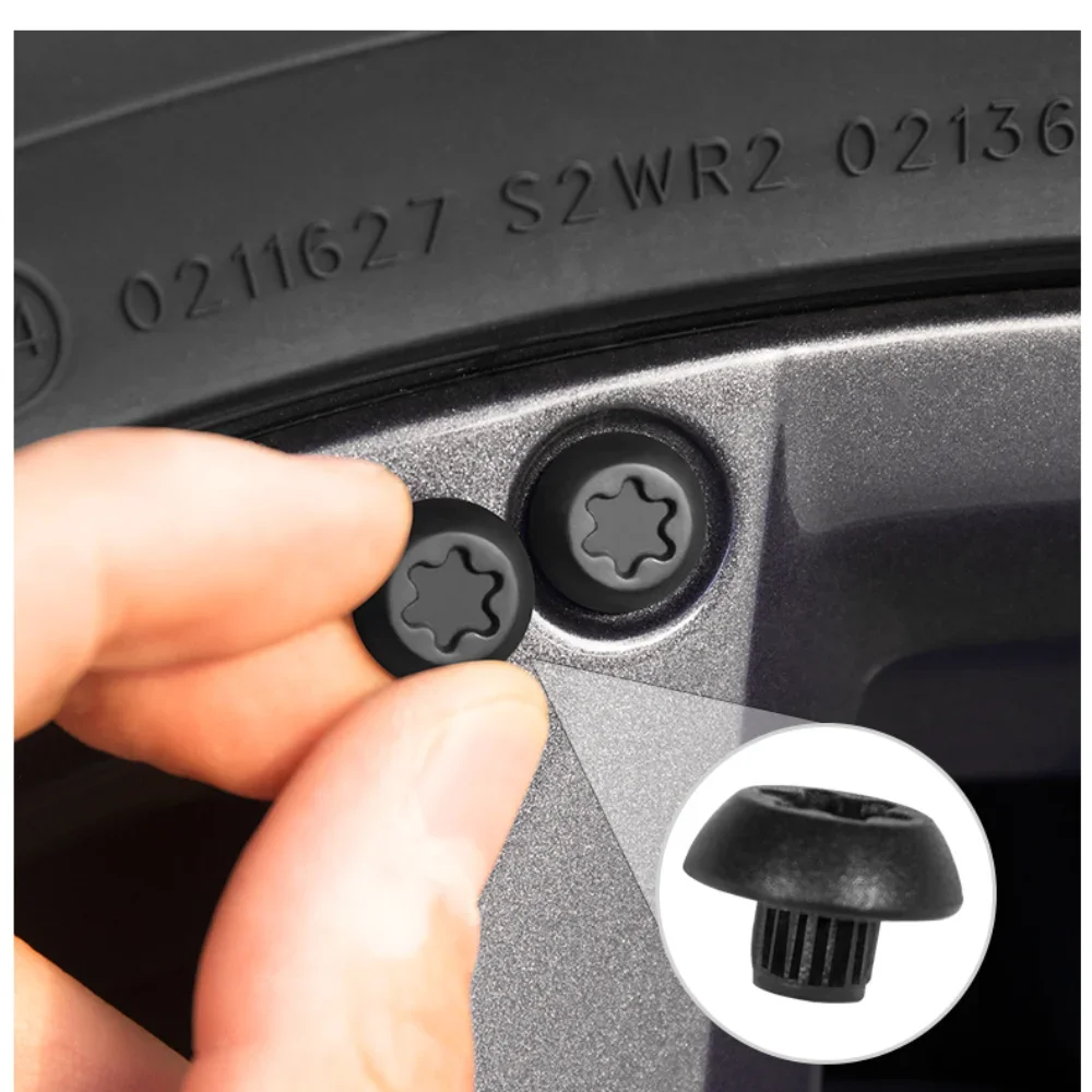 For Chery Jetour Traveler T2 2023 2024 Car Wheel Hub Screw Cap Wheel Hub Cover Blackening Modification Accessories