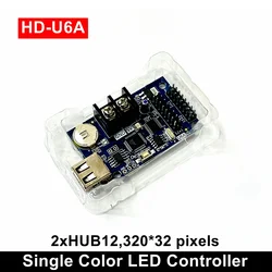 Miễn Phí Vận Chuyển Huidu HD-U6A Mini Nguyên Khối Gương Màu Đơn LED Thẻ