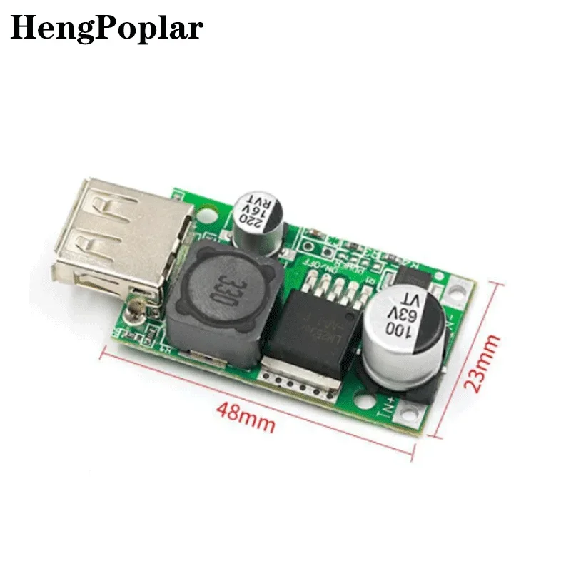 LM2596HV 5V DC-DC Step Down Buck Converter Module 9V 12V 24V 36V 48V to 5V 3A USB Charger Module Board