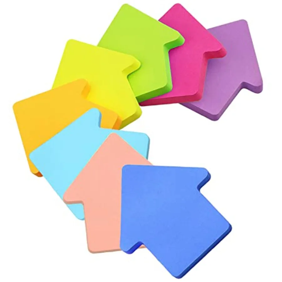 

Sticky Notes, 3 × 3 Inch s d Bright Colors Self Sticky Notes Pad Colour Sticky Notes for Home Office Notebook 8 Color