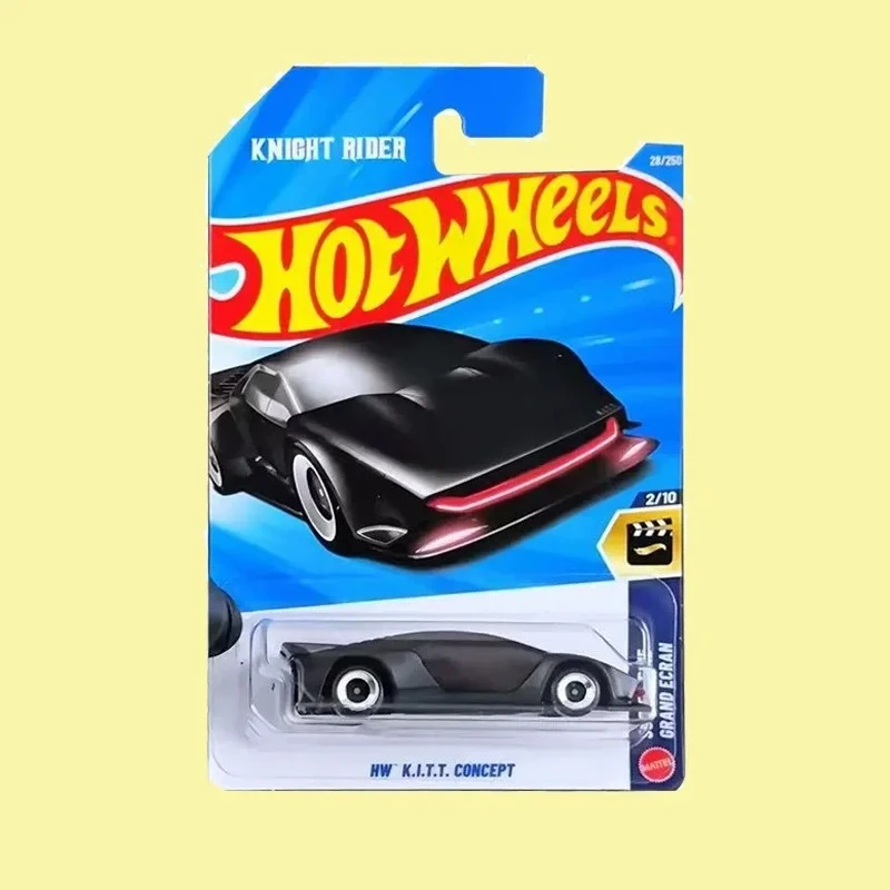 1:64 Coche Hot Wheels Original Screen Time Gran Ecran Negro HW K.I.T.T. Concept Knight Rider Vehículo de Aleación Juguete Modelo de Automóvil 26B