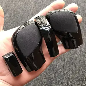 Chrome mate with leather button, gear side cover, dsg emblem, vw golf 6 7 r gti passat b7 b8 cc r20 jetta mk6 gli, 1pc 9 Main Sales Vw Passat - №3