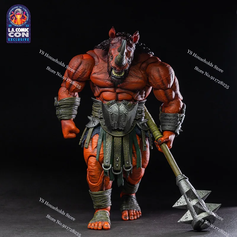 XesRay Limited Exclusive Edition 1/12 Scale Collectible Moveable Red Rhinoceros Action Figure 6