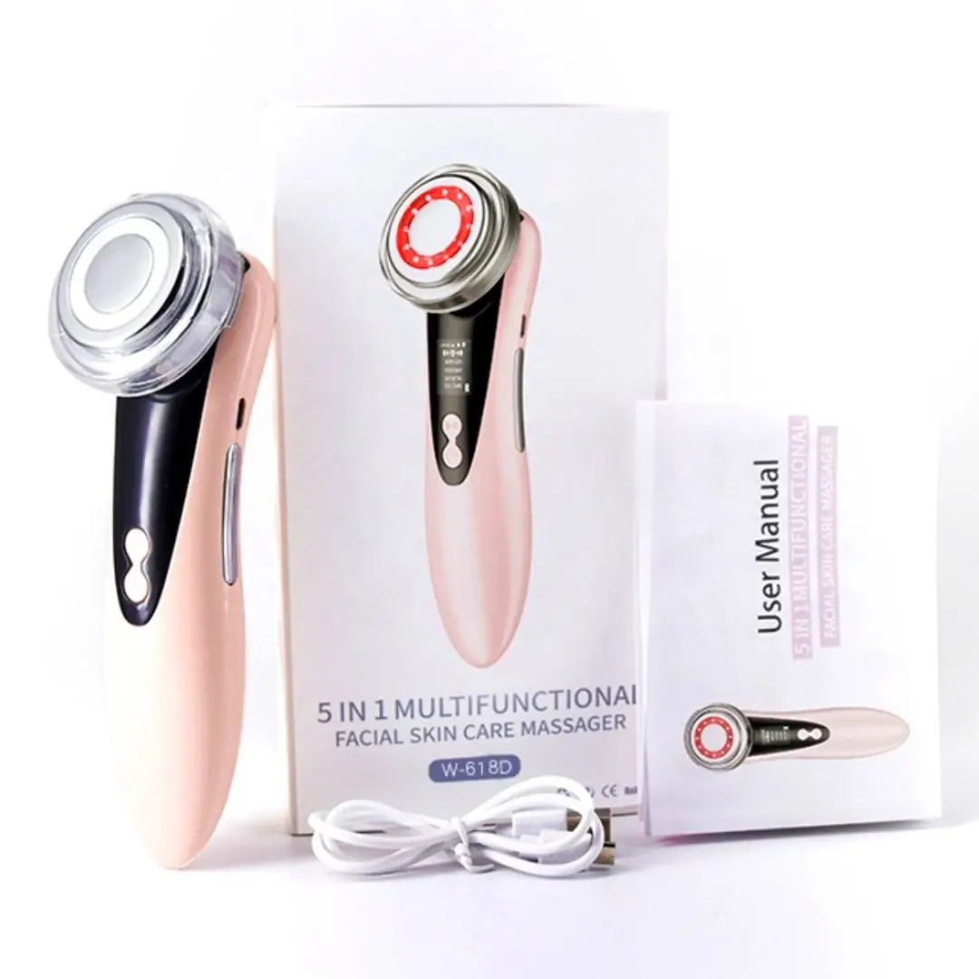 4 in 1 RF EMS Facial Massager Face Lift Multifunction Firm Device Led Skin Rejuvenation Machine Wrinkle Removal Skin Care Tools