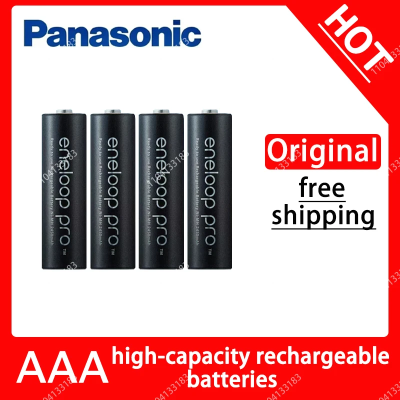 Batería Original Panasonic Eneloop Pro 950mAh AAA para linterna, cámara de juguete, baterías recargables de alta capacidad precargadas