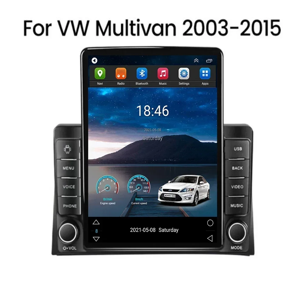

Автомагнитола для VW Multivan T5 2003-2015, 2 Din, Android 13