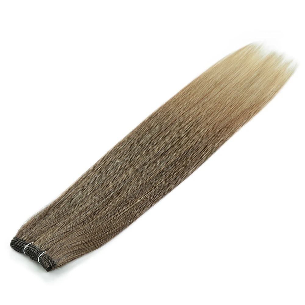 Alibaby Gerade Haar Bundles Extensions Glatte Ombre Haar Weben 26 Zoll Lange Synthetische Gerade Haar Bundles Volle bis Ende 150g – Detail 11