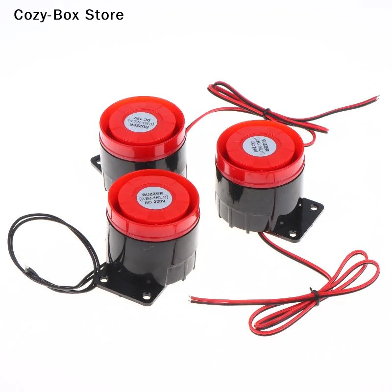 [ZY]1Pcs High Decibel Sound And Light Alarm 12V 24V 220V Buzzer Anti-theft Audio Electronic Horn Waterproof Dustproof[ZY]