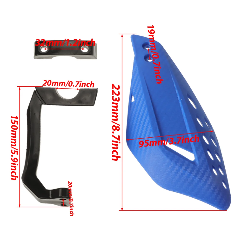 دراجة نارية قفازات واقية لليد Handguard درع يندبروف العالمي واقية ل 450 530EXC EXC-R XC-W XCR-W SEROW225/250