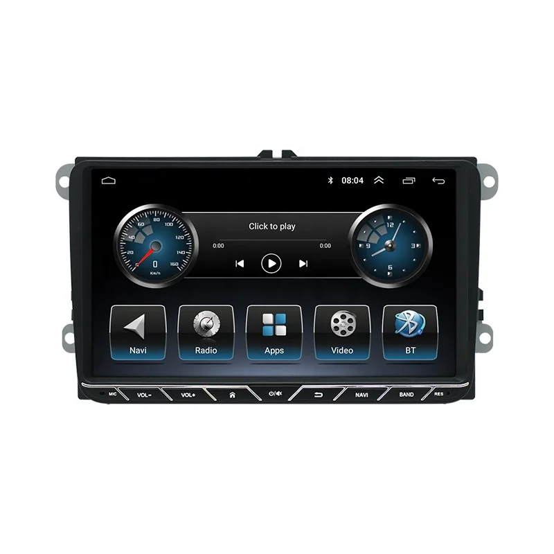 9 inch 2 din head unit android IPS touch screen car GPS navigation stereos car radios for VW Passat Polo